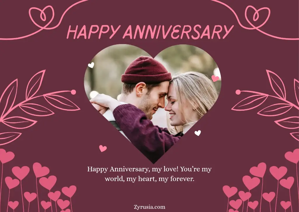 Printable Anniversary Love Note