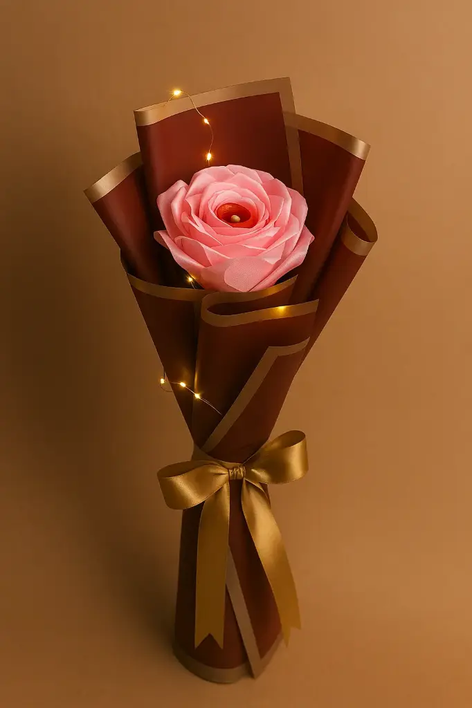 🌷 Zyrusia Single Rose Bouquet – The Most Elegant Way to Say “I Love You” 💖!!